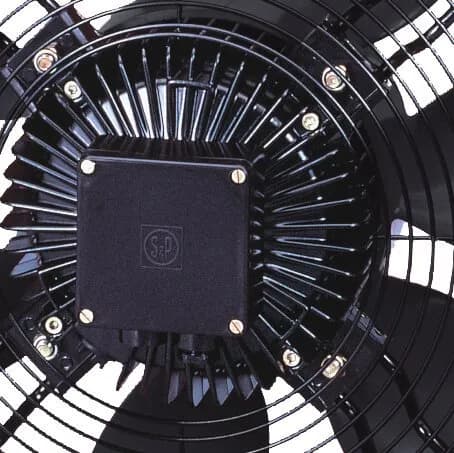 HCBB / HCBT, aksijalni ventilatori za montažu na ploču sa aluminijumskim kolom