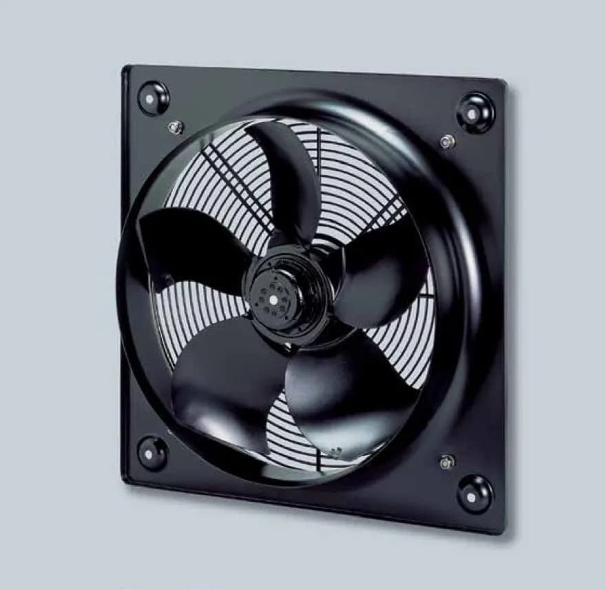HXBR / HXTR — pločasti aksijalni ventilatori sa srpastim kolom