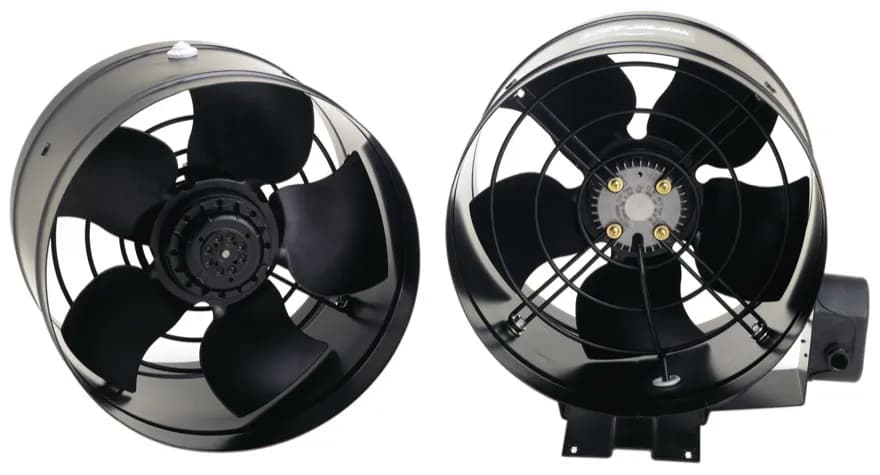 TRB / TREB — aksijalni ventilatori u cilindričnom kućištu